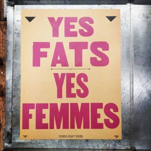 Sí, gordas. Sí, mujeres.