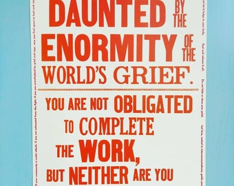 Enormity of the world's grief- Jewish Wisdom