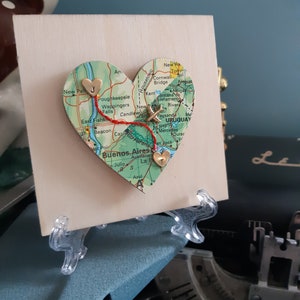 Cadeau de déploiement, cadeau longue distance, cadeau de carte, cadeau de carte de coeur, chaîne du destin, art de carte, distance de petit ami, cadeau de ldr, cadeau de distance
