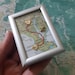 Long Distance Gift, Two Maps in One, Custom Map Gift, Maps in Frame ...