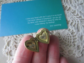 Heart locket, personalized locket