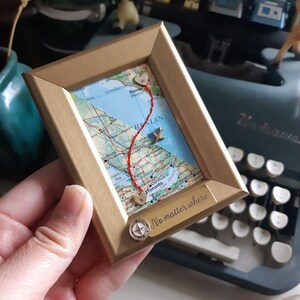 Long Distance Gift Two Maps in One Custom Map Gift Maps in - Etsy
