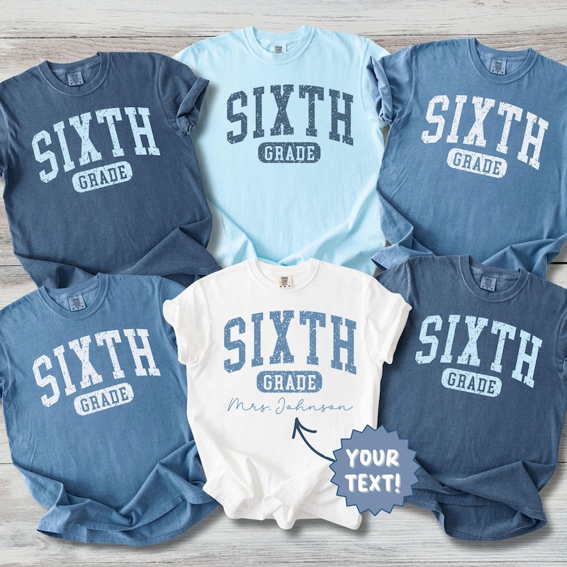 Sixth Grade Tshirt Kids - Etsy