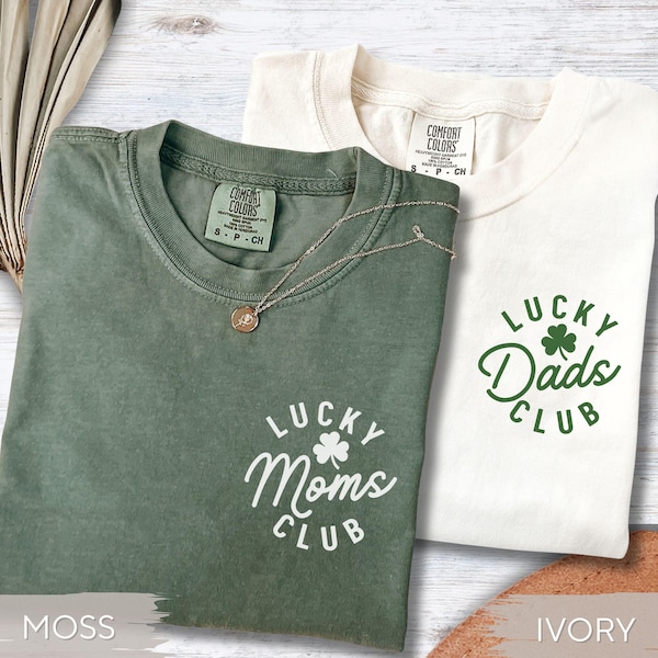 Chemises assorties pour la Saint-Patrick pour maman et papa : t-shirts St Paddy's Family, St Pattys Mama and Mini, sweat-shirts St Patricks Day, t-shirts Shamrock