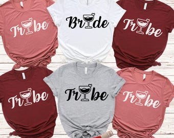 Winery Bachelorette Trip Shirts, Wine Tasting Tshirts, Bachelorette Party Tees, Group Matching Bach Shirts, Bride Tribe, Napa Valley, Sonoma