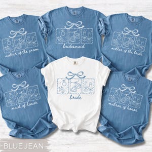Bridal Party Shirts, Personalized Wedding Party Tees, Bridesmaid Proposal Gift, Mother of Bride, Gift for Maid of Honor, Custom Bachelorette