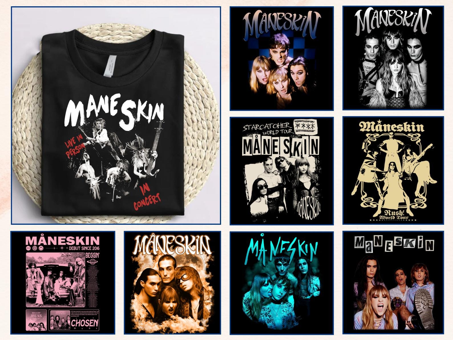 Maneskin t shirt - Etsy 日本