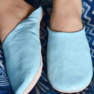 BABOUCHE Womens Moroccan Babouche Slippers Handmade From