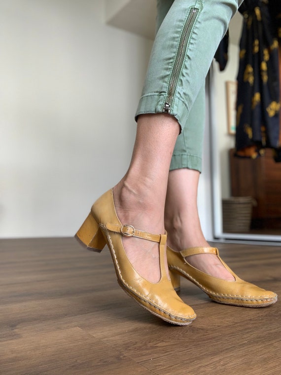 Vintage Leather Mary Janes