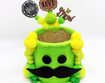 Cactus Felt Pen Holder