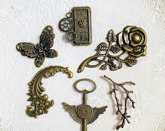 Vintage Antique Metal Findings