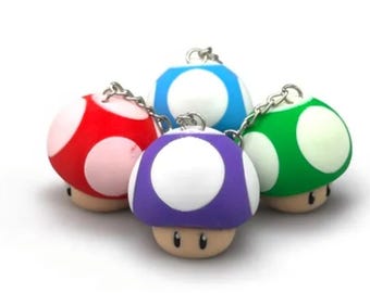Mario Mushroom clicker keychain -STL-File.