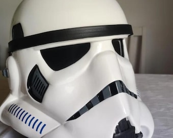 3D Printable full size storm trooper helmet-Stl- file download.
