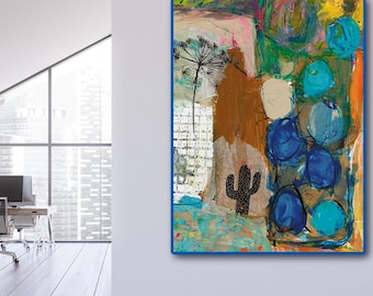 Modern Abstract Art Print, Gallery Wall Decor (Digital Download)