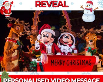 Disney Christmas – spersonalizowany film-niespodzianka, niespodzianka i ujawnienie planu Twojej magicznej podróży