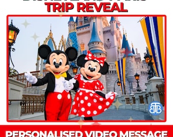 Disneyland Paris - Personalised Surprise Video, Surprise Trip Reveal for your Magical Trip
