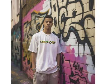 T-shirt en coton bio avec drapeau jamaïcain, streetwear urbain
