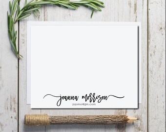Personalized Thank You Stationary, Notecard Stationary Gift for Teacher, penpal