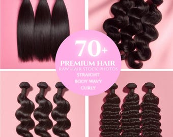 Raw Hair Stock Photos: 70+ Bundle Images for Hair Professionals