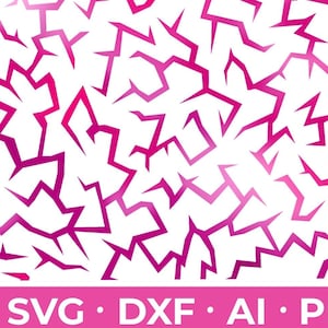 Patrón de cazadores de demonios del K-pop sin costuras SVG PNG y DXF