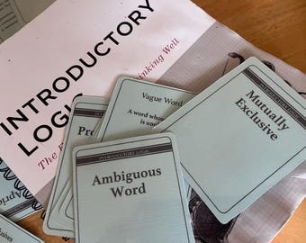 Introductory Logic Flashcards