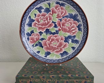 Vintage Asahi Japanese Porcelain Decorative Plate