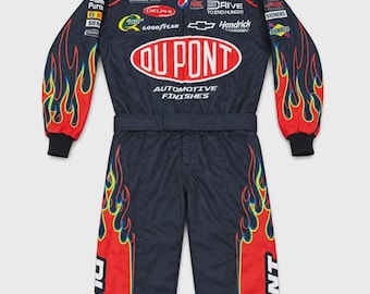 Combinaison de course NASCAR Jeff Gordon Dupont personnalisée, déguisement d'Halloween inspiré du film, combinaison de karting : costume de course pour Halloween