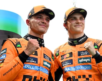 F1 Mclaren Racing Suit: Cordura Shell, Cotton Lining, Lando norris,Oscar Piastri
