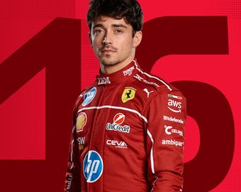 Combinaison De Karting Leclerc Certifiée CIK/FIA Niveau 2 - Toutes Tailles - Personnalisable