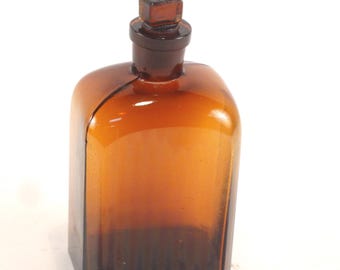 Vintage Czech Army Glass Medical Bottles (empty)