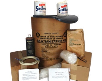 Civil Defense SK IV Sanitation Kit with Supplies
