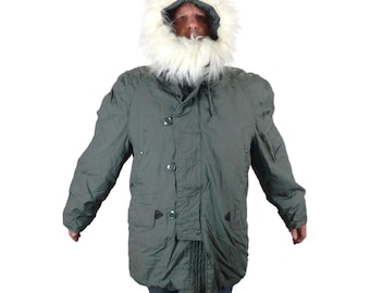 U.S. Military N3B Parka for Extreme Cold Weather (select your size)