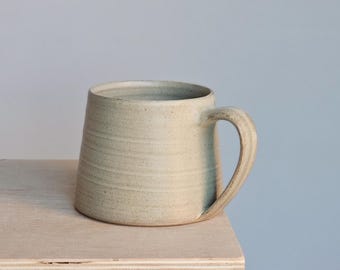 Handmade stoneware Ceramic coffee Mug, Pottery tea cup, minimal, gift