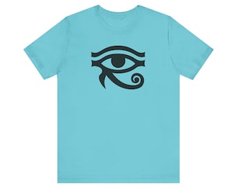 Eye of Horus T-Shirt, Egyptian Symbol Graphic Tee, Kane Chronicles Tee, Short Sleeve House of Life Shirt, Mystical Eye Design