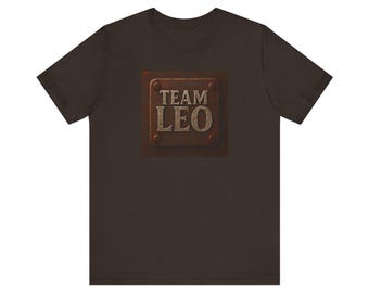 Team Leo Unisex Tee, Leo Valdez Shirt, Camp Half-Blood Tee, Son of Hephaestus Tee, Demigod Tee, Short Sleeve T-Shirt