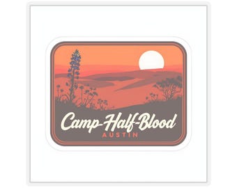 Camp Half-Blood Austin Kiss-Cut Stickers