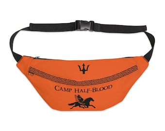 Camp Half-Blood Large Fanny Pack, Greek Mythology Waist Bag, Percy Jackson Fan Gift, Travel Fanny Pack, Adventure Belt Bag, Hip Pouch