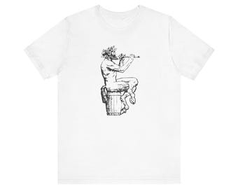 Satyr Vibes T-Shirt, Pan Inspired Shirt, Mythical Creature Tee, Camp Half-Blood Top, Nature Lover Gift, Percy Jackson Gift