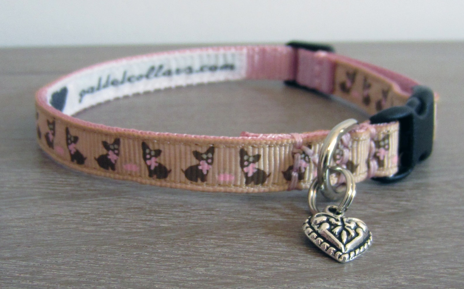 Chihuahua / Teacup Dog Collars choice of colours and collar Etsy