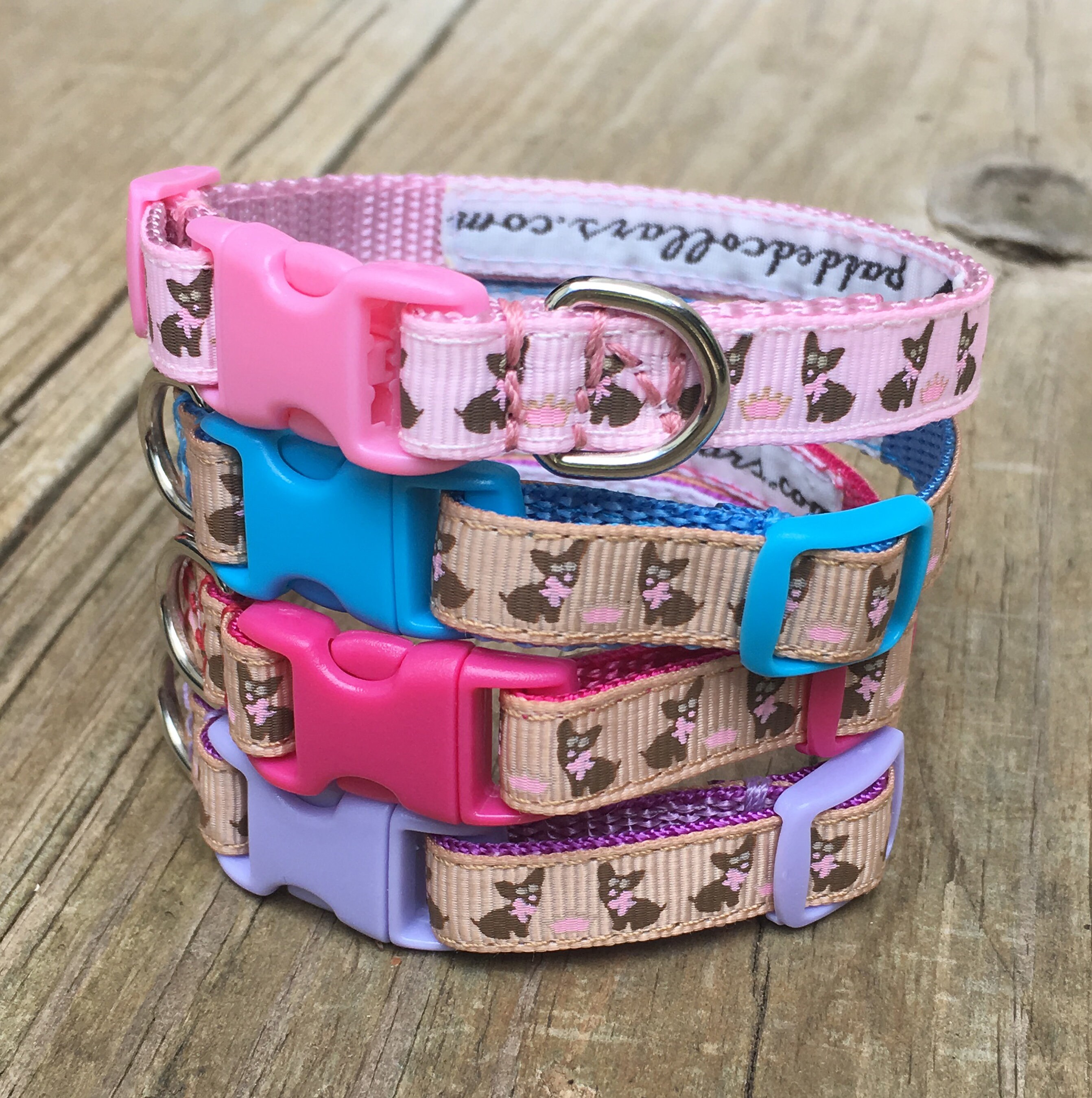 3/8 width Chihuahua / Teacup Dog & Puppy Collars Etsy