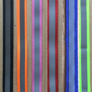 NARROW Width Reflective Safety Colours Padded Dog Collar - Etsy