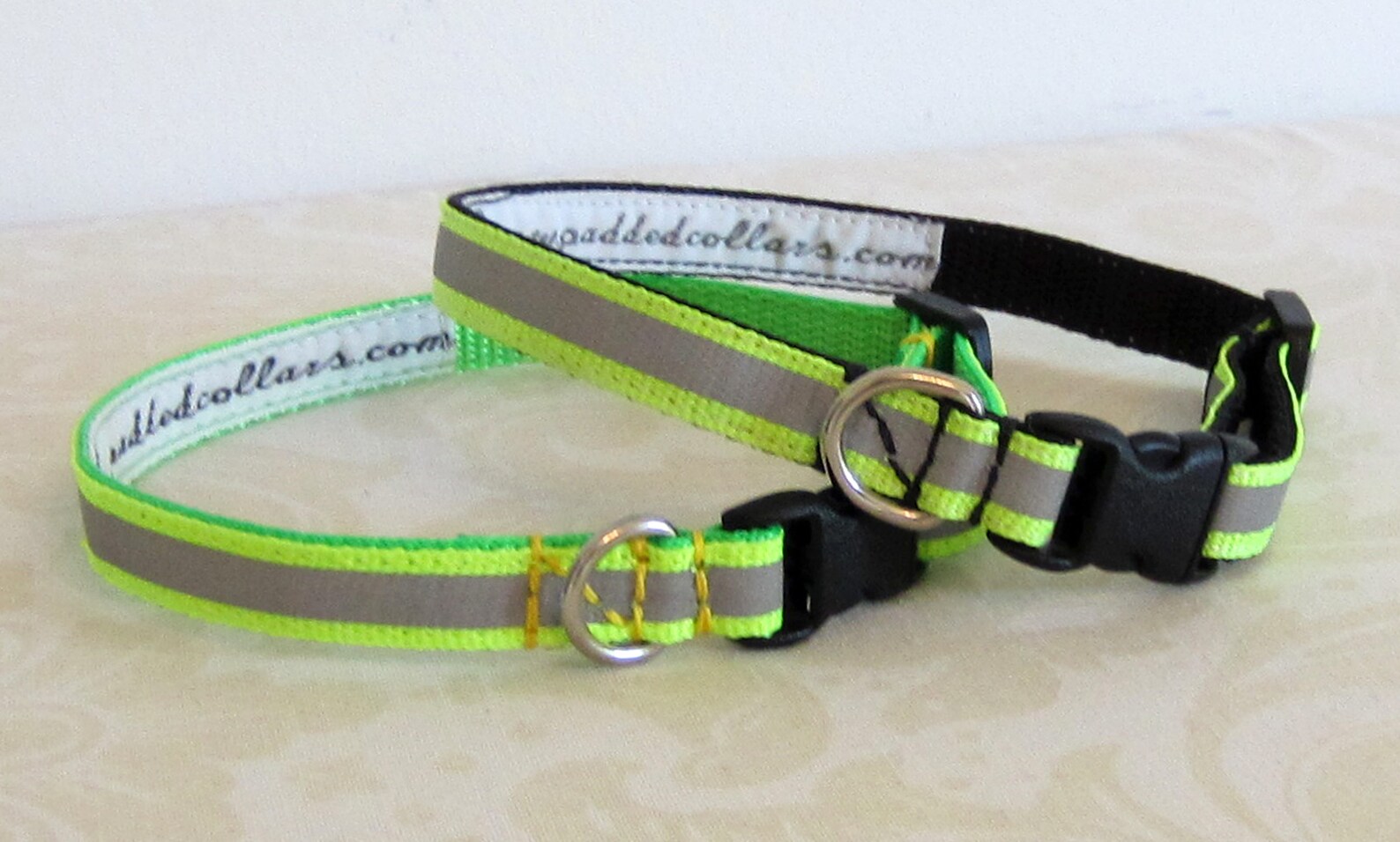 Safety Neon & Reflective Dog Collars and Leashes 3/8 Etsy