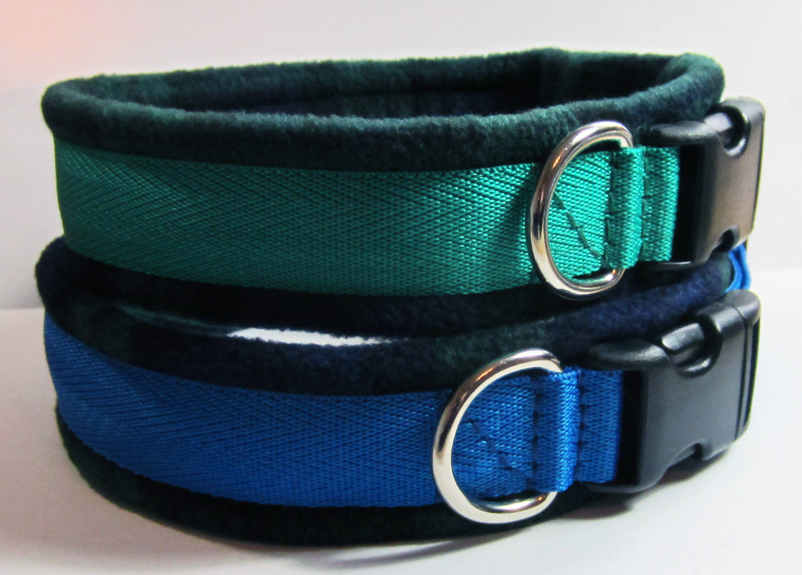 WIDE Width Fleece Padded Dog Collar Large dogs made to Etsy