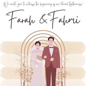 Personalisierte Geschenke, Hochzeitskarte, minimalistische Karte, minimalistisch, ästhetisch, Hochzeitskarte, beige, pastell, klassisches Thema, einfach, Geschenke