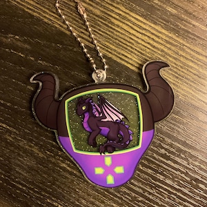 Malleus Roaring Drago Keychain/Charm || Twisted Wonderland