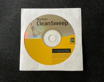 Vintage Norton CleanSweep Software CD