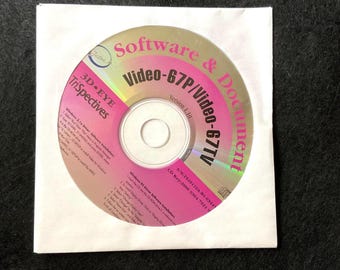Vintage-programvaru-CD för Video-67P/Video-67TV version 1.10