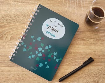 Carnet de notes papa - Cadeau anniversaire papa - Cadeau fêtes des pères - Imprimé en France