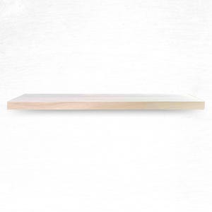 Paint Ready Floating Shelf, Poplar Wood, Modern, Wood Shelf, Floating Shelf, Wall Mounted Shelf, Living Room, Bookshelf, Display Shelf