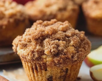 La mejor receta para los muffins de manzana y canela más suaves (Descargar)